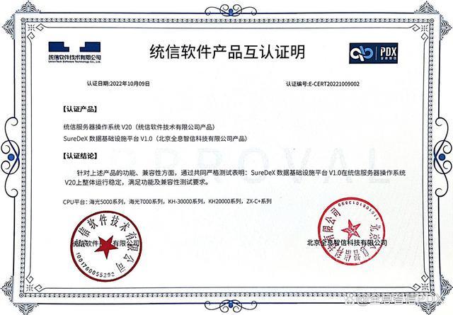 全息智信與統(tǒng)信軟件完成產(chǎn)品互認(rèn)，共推國(guó)產(chǎn)化適配與應(yīng)用軟件開發(fā)新進(jìn)程